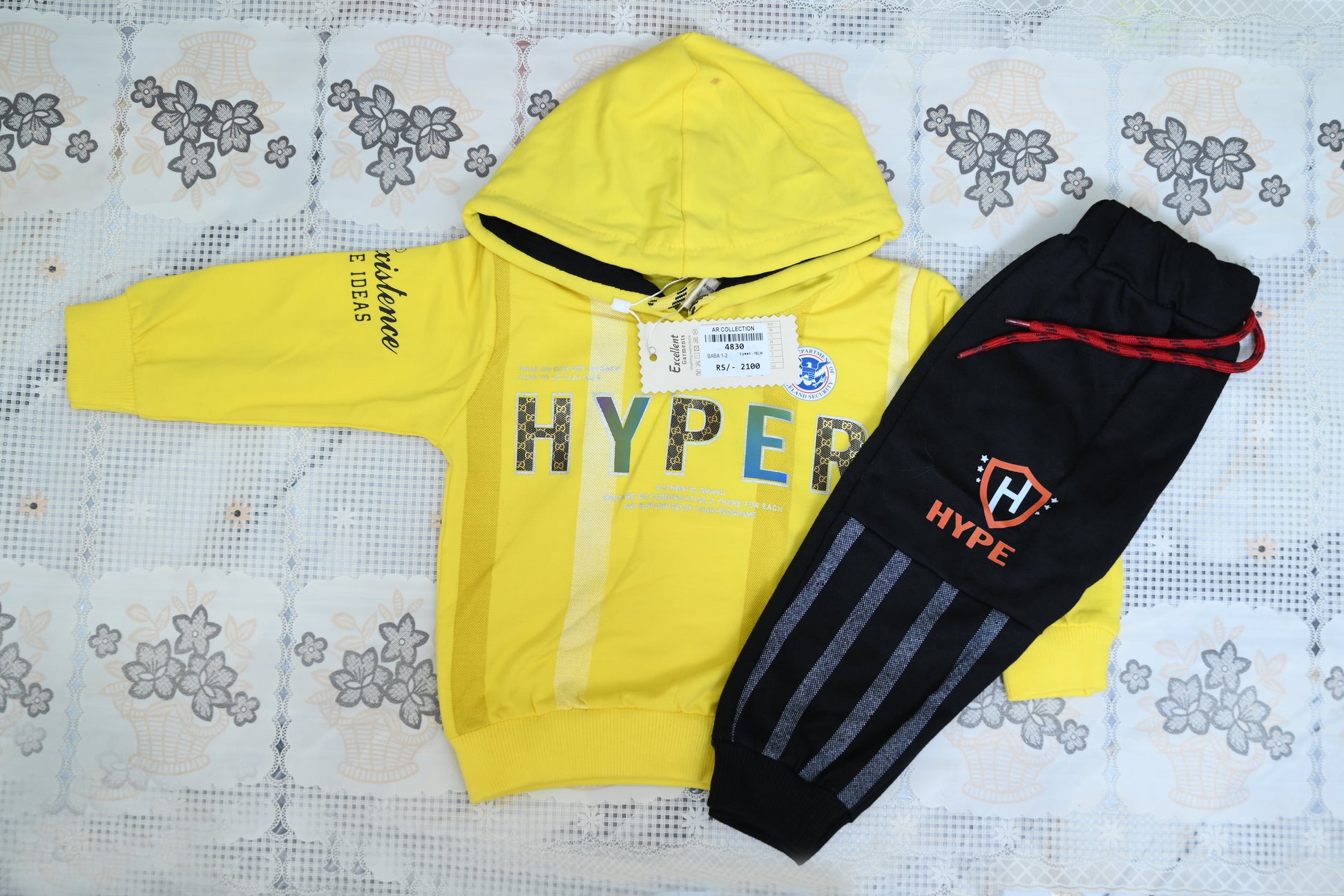 4830-Terry Hoodie Shirt & Trouser Set – Baba Winter Wear (1/2)