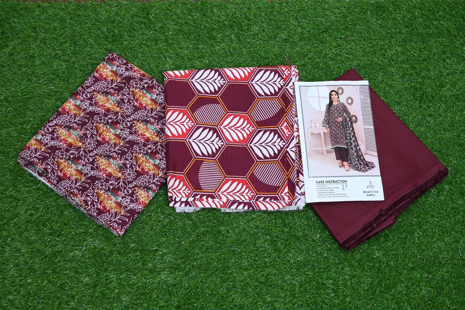 5514-Winter 3-Piece Unstitched Notica Doria Suit – Printed Shirt, Dupatta & Trouser | Premium Collection