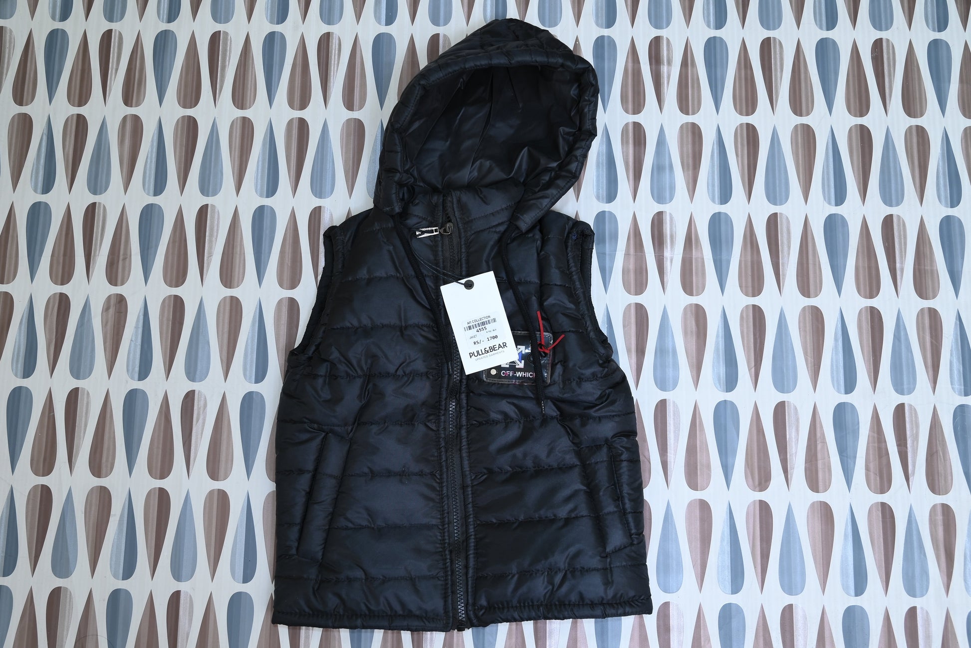4555-Western-Style Sleeveless Parachute Hoodie – Baby Winter Essential