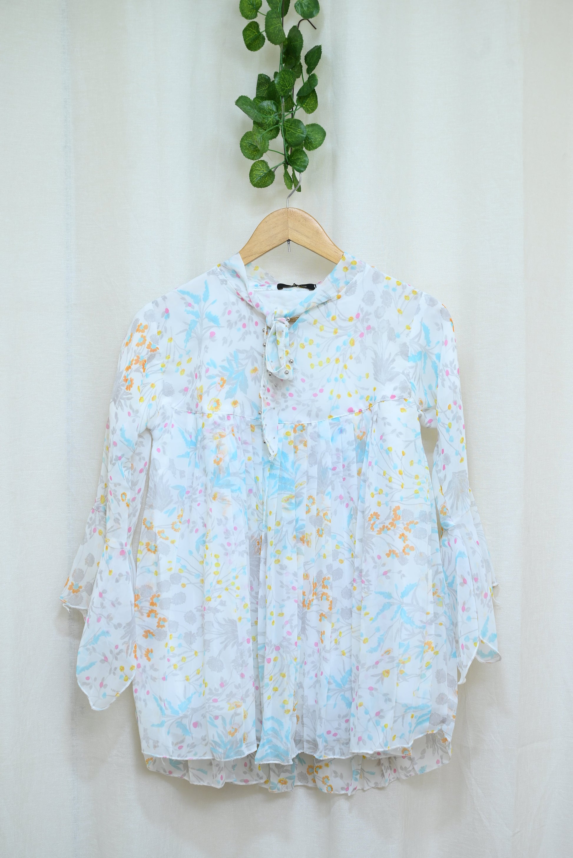 1205-Women’s Imported Printed Top – Round Neck, Short Sleeve | Winter Wear