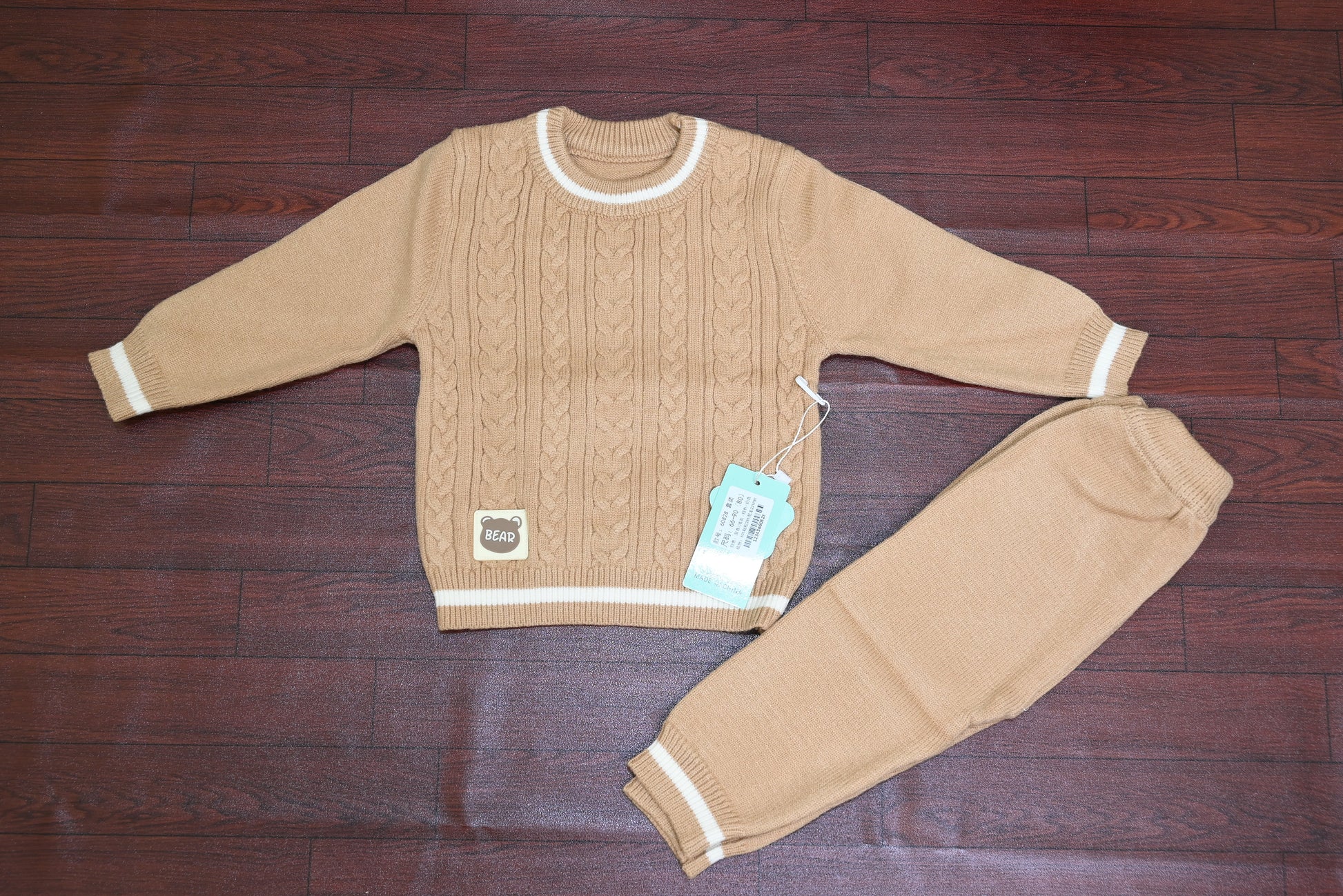 4807-Printed Shirt, Trouser Baba Wool Set (1/2)