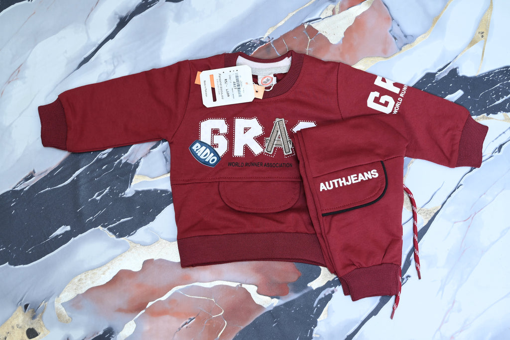 4827-Baba Terry Winter Outfit – Cozy Shirt & Trouser Set | Western Wear (1/2)