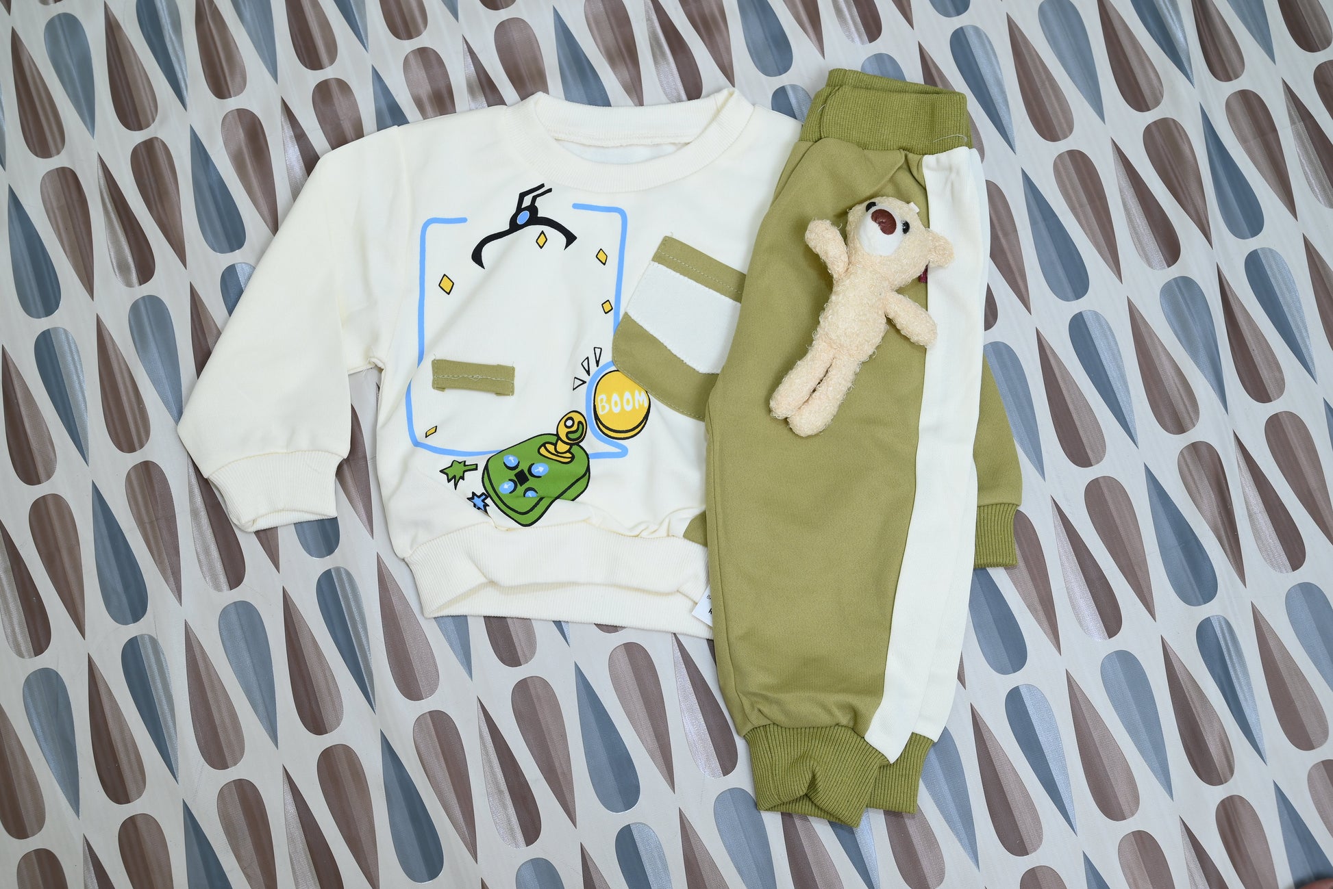 4702-Printed Toy Design Winter Baba Set (S, M, L)