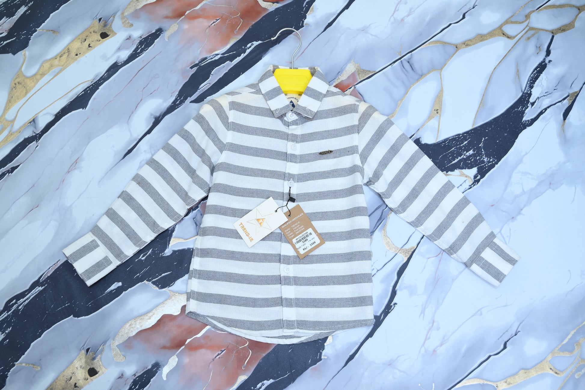 3109-Cotton Collar Baby Shirt – Winter Essential (20/24)