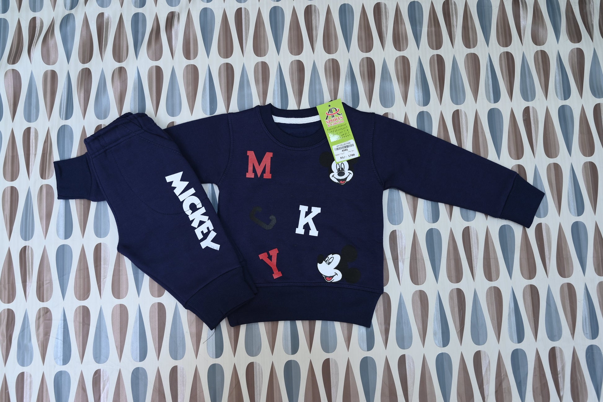 4901-Terry Winter Baba Set – Round Neck Shirt & Trouser | Western Style