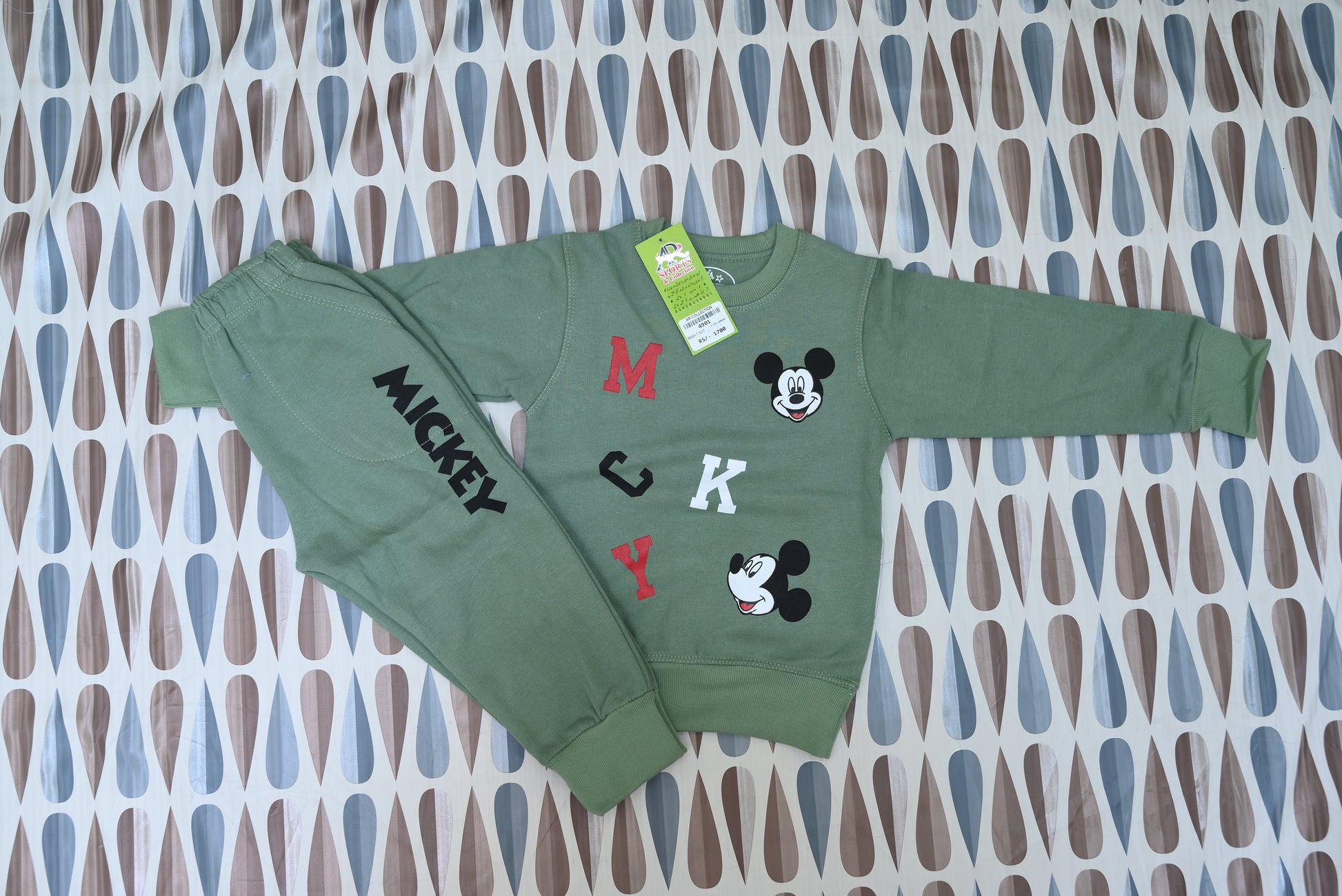 4901-Terry Winter Baba Set – Round Neck Shirt & Trouser | Western Style