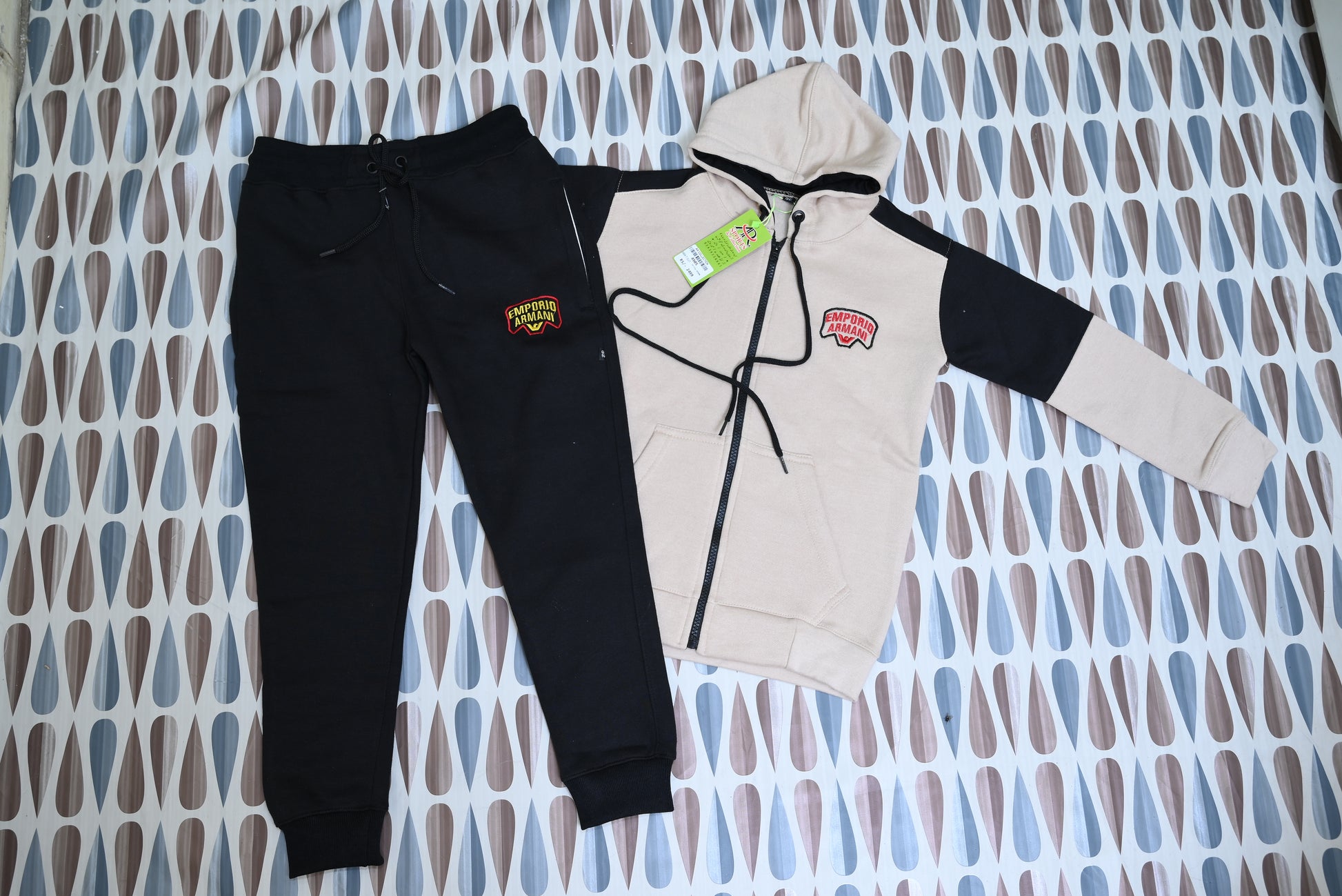 4905-Baba Fleece Hoodie Shirt & Trouser Set – Cozy Western Winter Wear