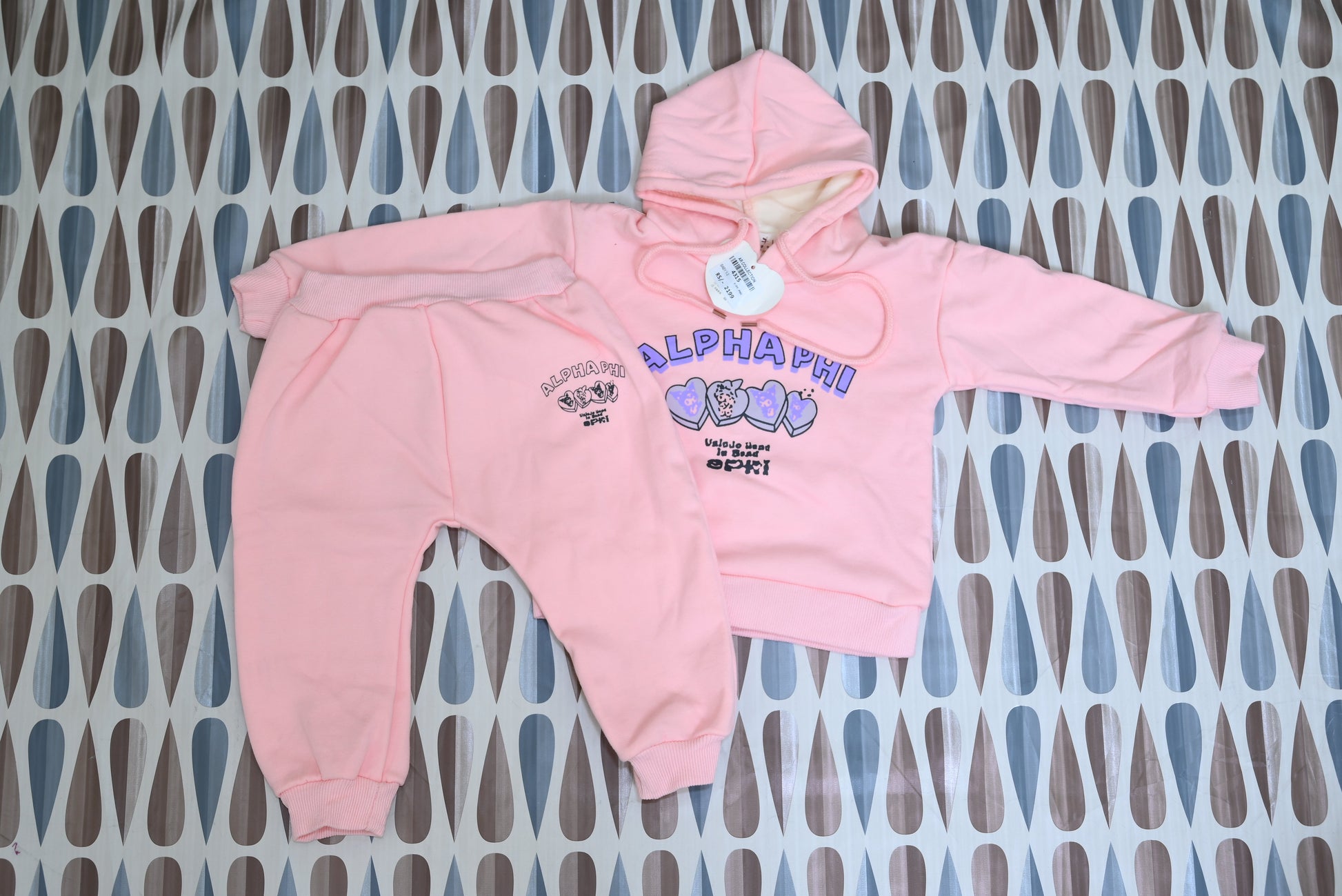 4315-Baba Imported Terry Hoodie Shirt & Trouser (1/2)