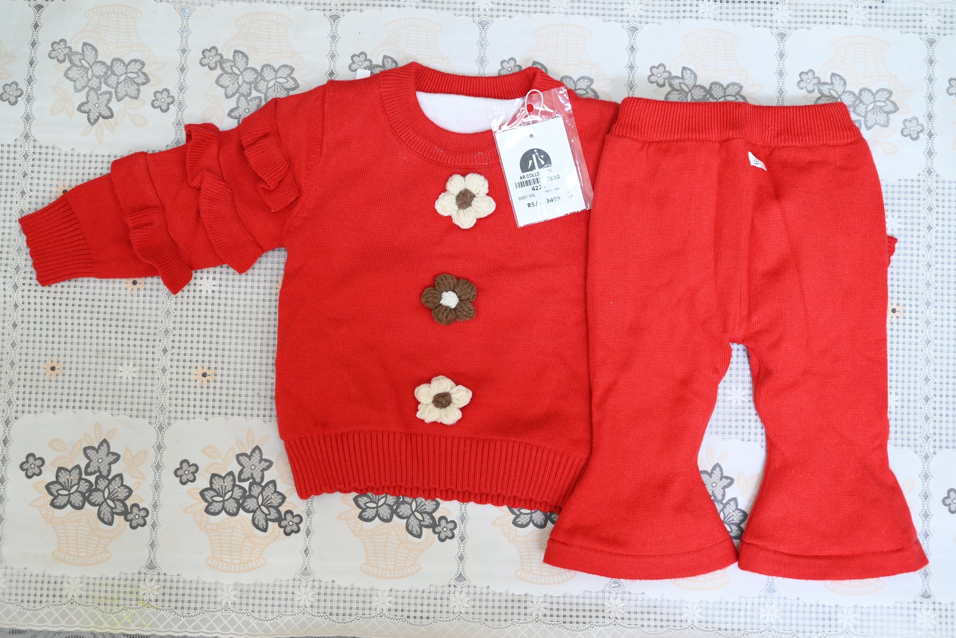 4225-Baby Wool Shirt & Trouser Set