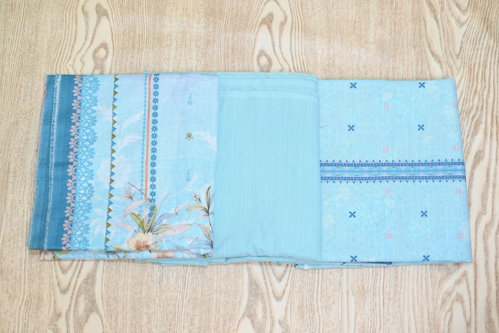 5504-Unstitched 3-Piece Premium Khaddar Suit – 2.5M Printed Shirt, Dupatta & Trouser | Winter Collection