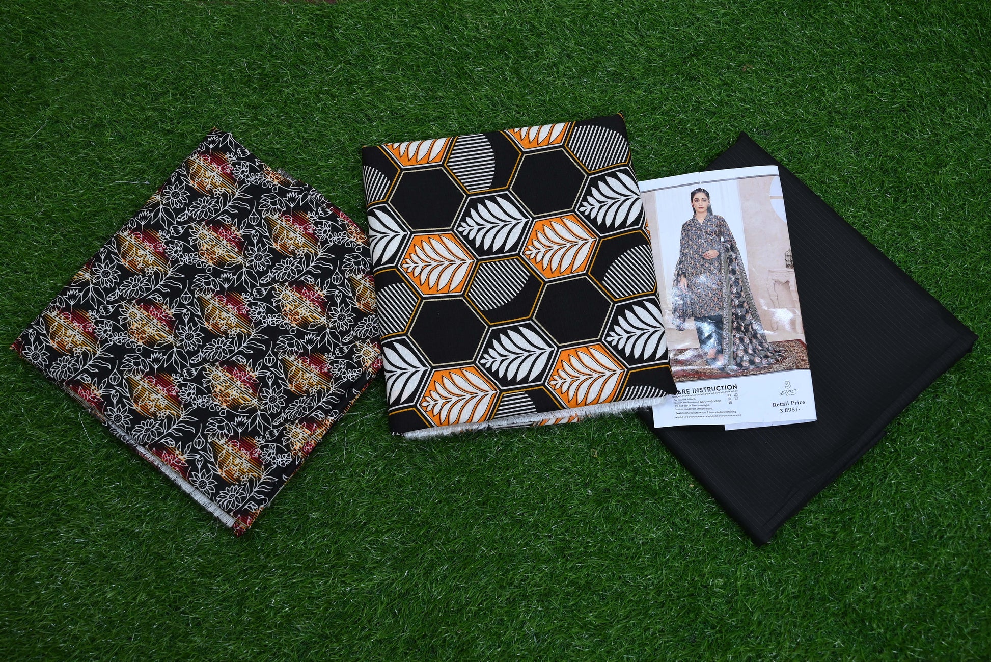 5514-Winter 3-Piece Unstitched Notica Doria Suit – Printed Shirt, Dupatta & Trouser | Premium Collection