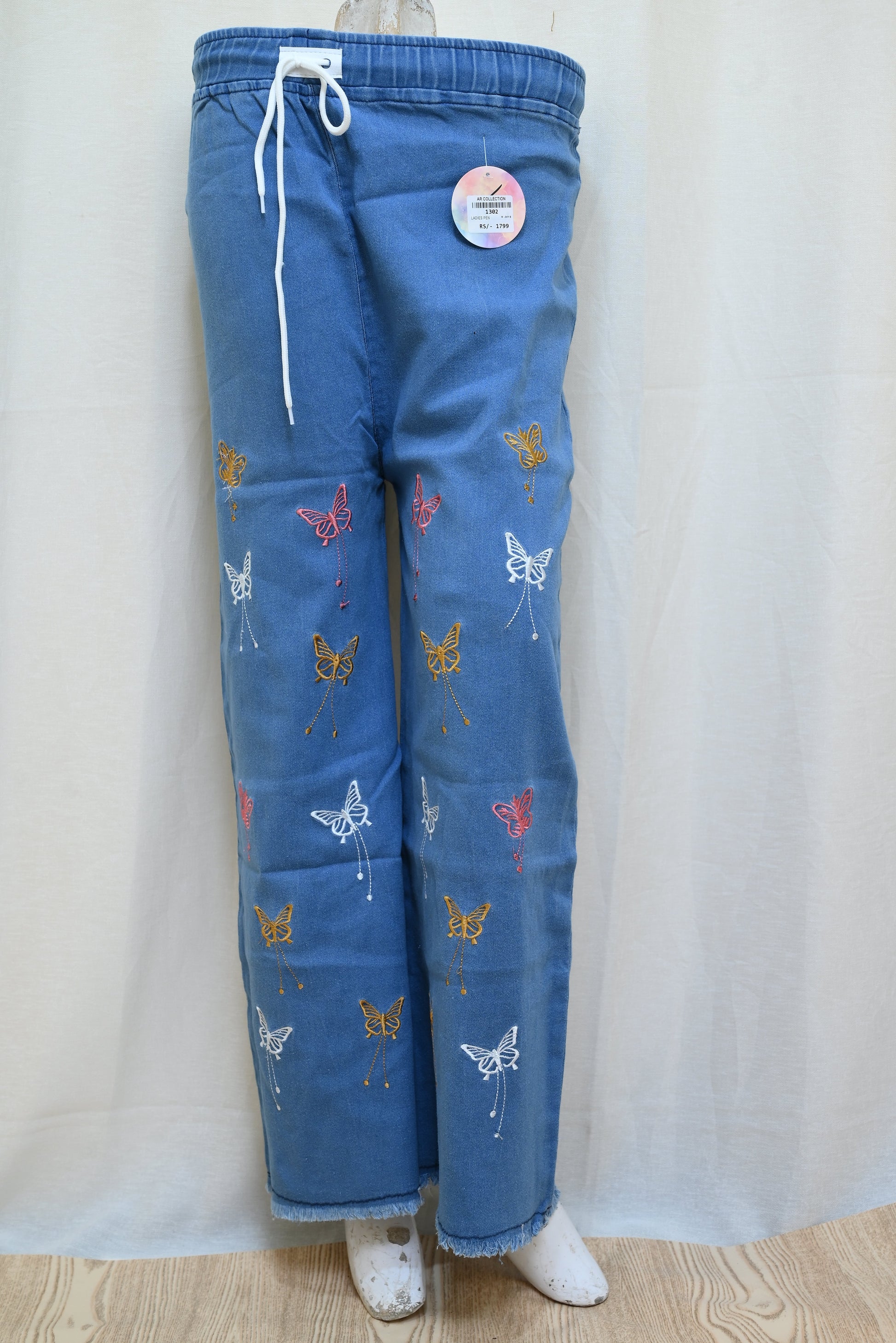 1302-Winter Denim Baggy Jeans – Stylish & Comfortable Fit