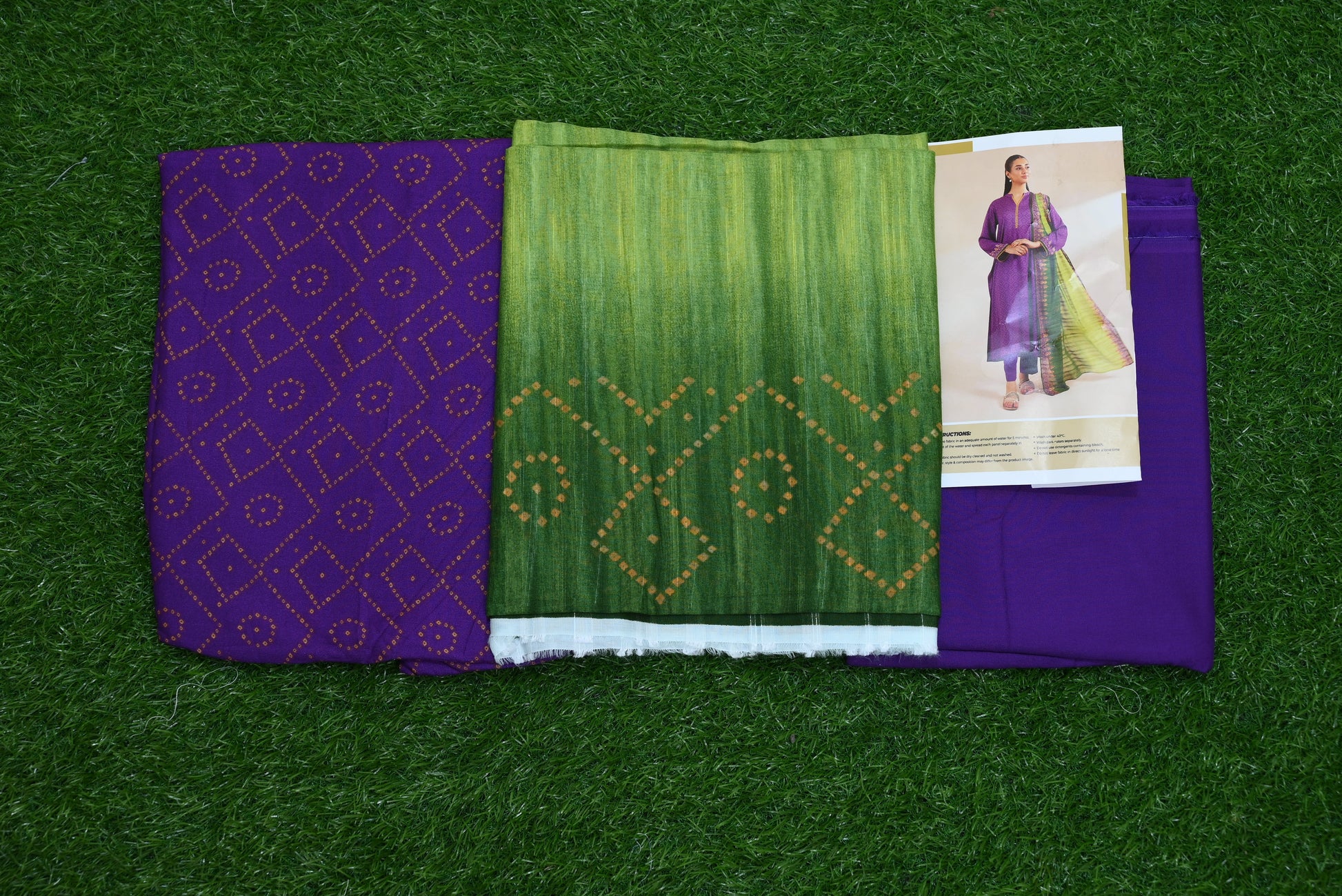 5511-3-Piece Unstitched Premium Linen Suit – Printed Shirt, Fancy Dupatta & Trouser (Wider Width)